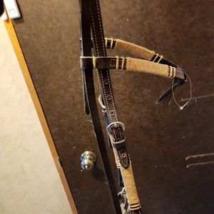 Rawhide Horse Headstall
